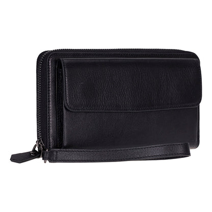 Anchorage Leather Wallet – Phone Holder & 12 Card Slots 