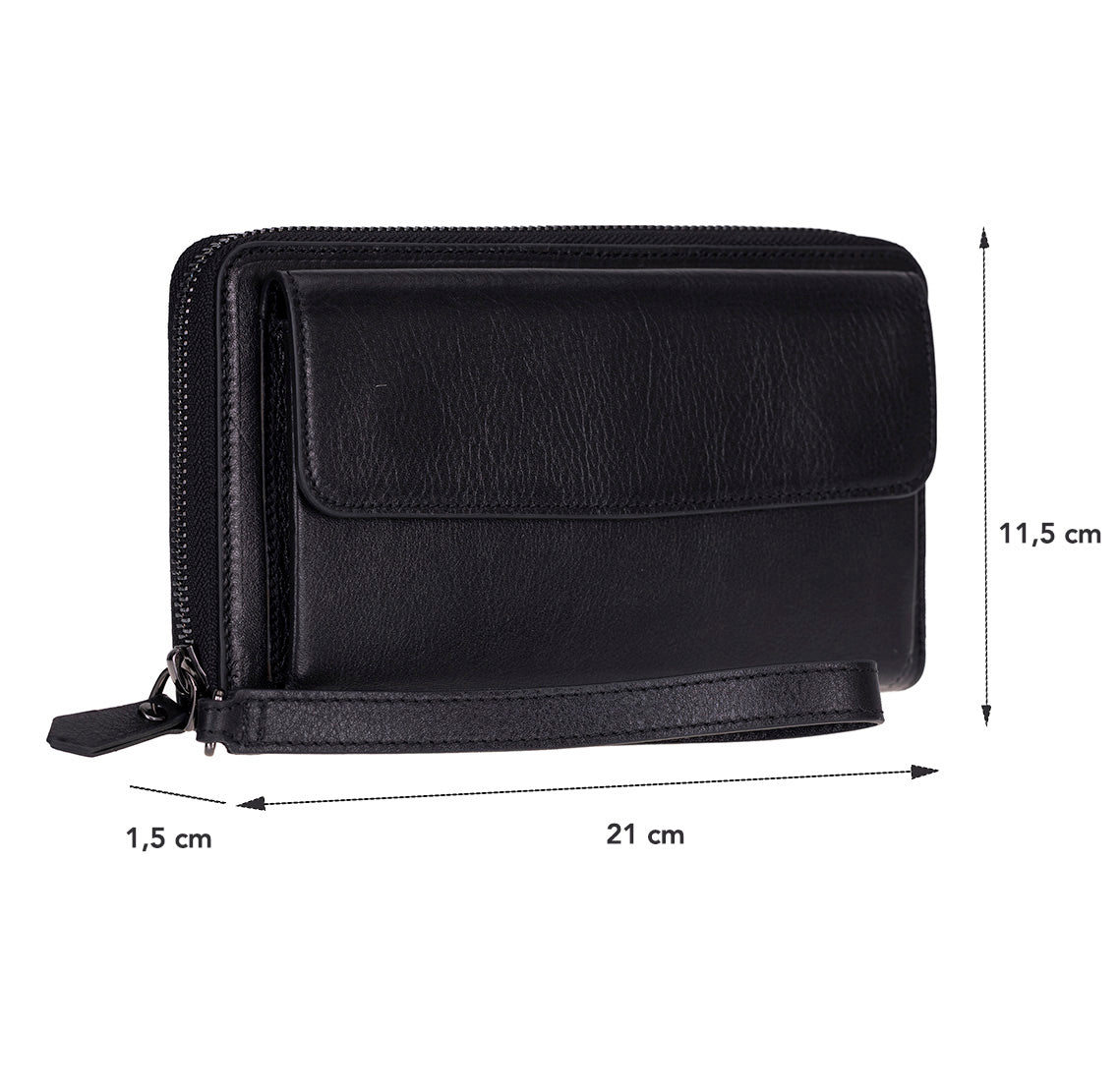 Anchorage Leather Wallet – Phone Holder & 12 Card Slots 