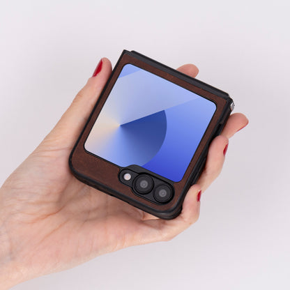 Flex Cover Samsung Z Flip 6 Leather Case - TORONATA - color_