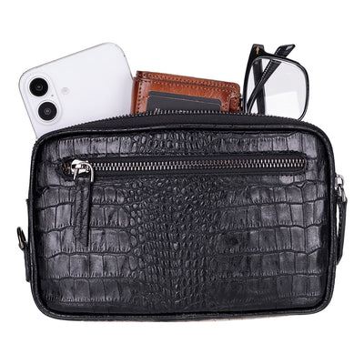 Noma Leather Clutch Bag