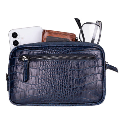 Noma Leather Clutch Bag