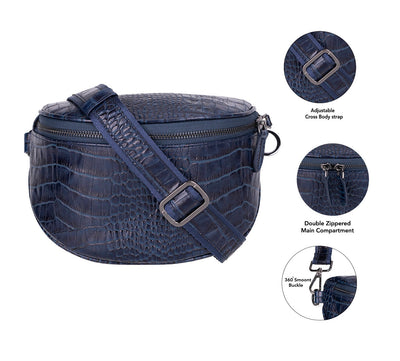 Alora Leather Crossbody Bag