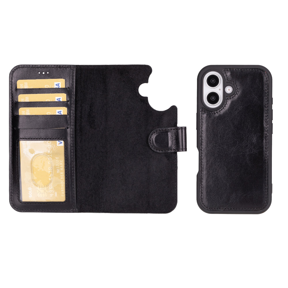 Magic iPhone 16 Detachable Leather Wallet Case - TORONATA - color_
