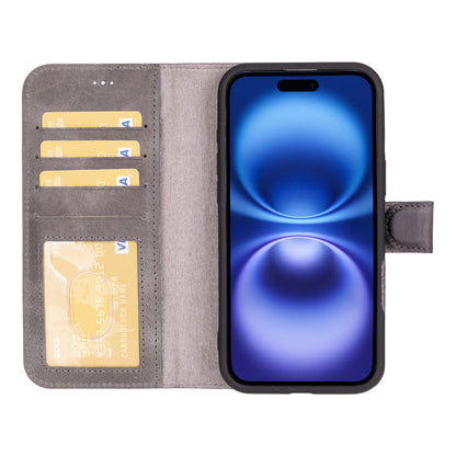Magic iPhone 16 Detachable Leather Wallet Case - TORONATA - color_