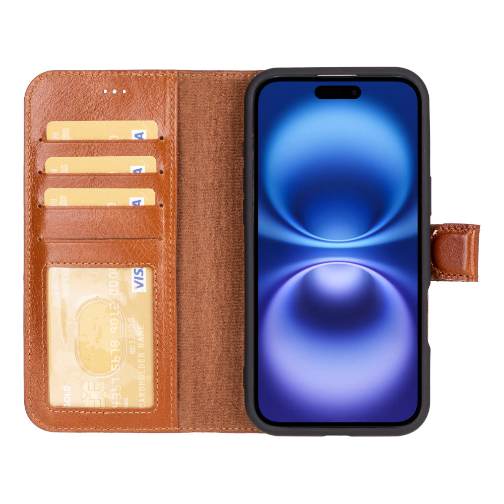 Magic iPhone 16 Detachable Leather Wallet Case - TORONATA - color_
