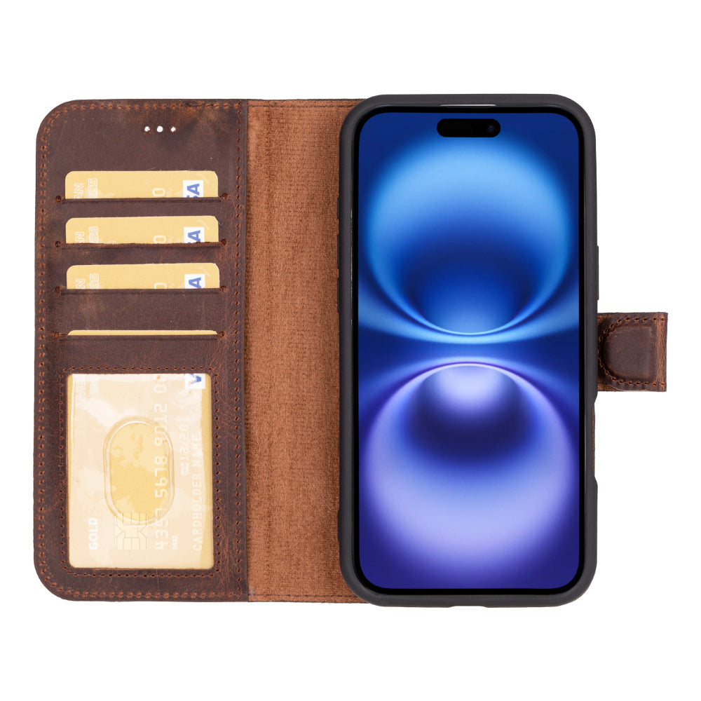 Magic iPhone 16 Detachable Leather Wallet Case - TORONATA - color_
