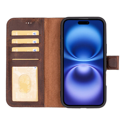 Magic iPhone 16 Detachable Leather Wallet Case - TORONATA - color_
