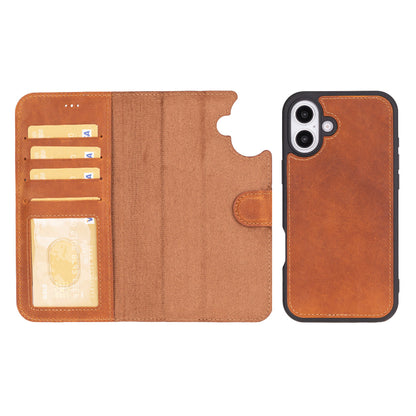 Magic iPhone 16 Detachable Leather Wallet Case - TORONATA - color_