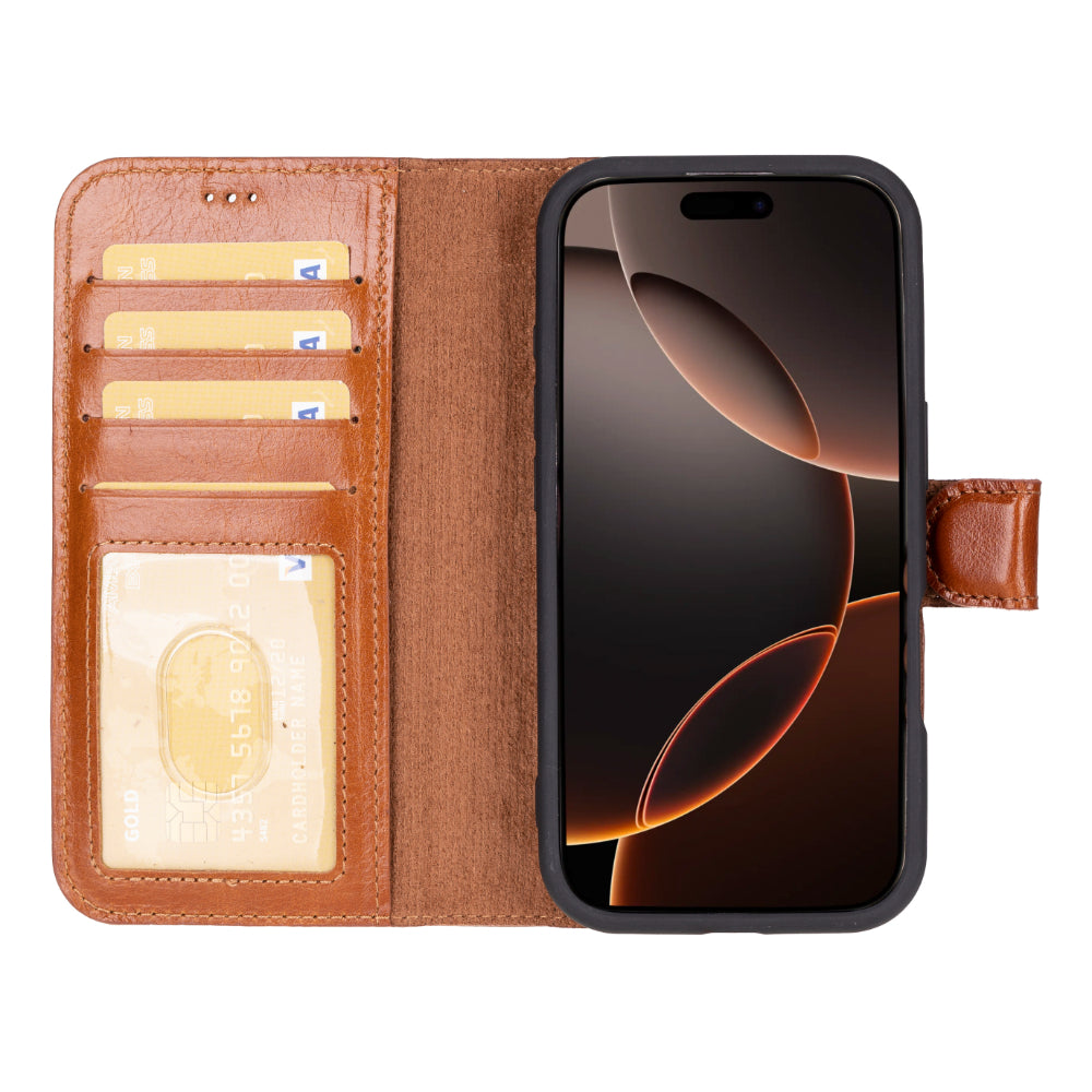 Magic iPhone 16 Pro Detachable Leather Wallet Case - TORONATA - color_