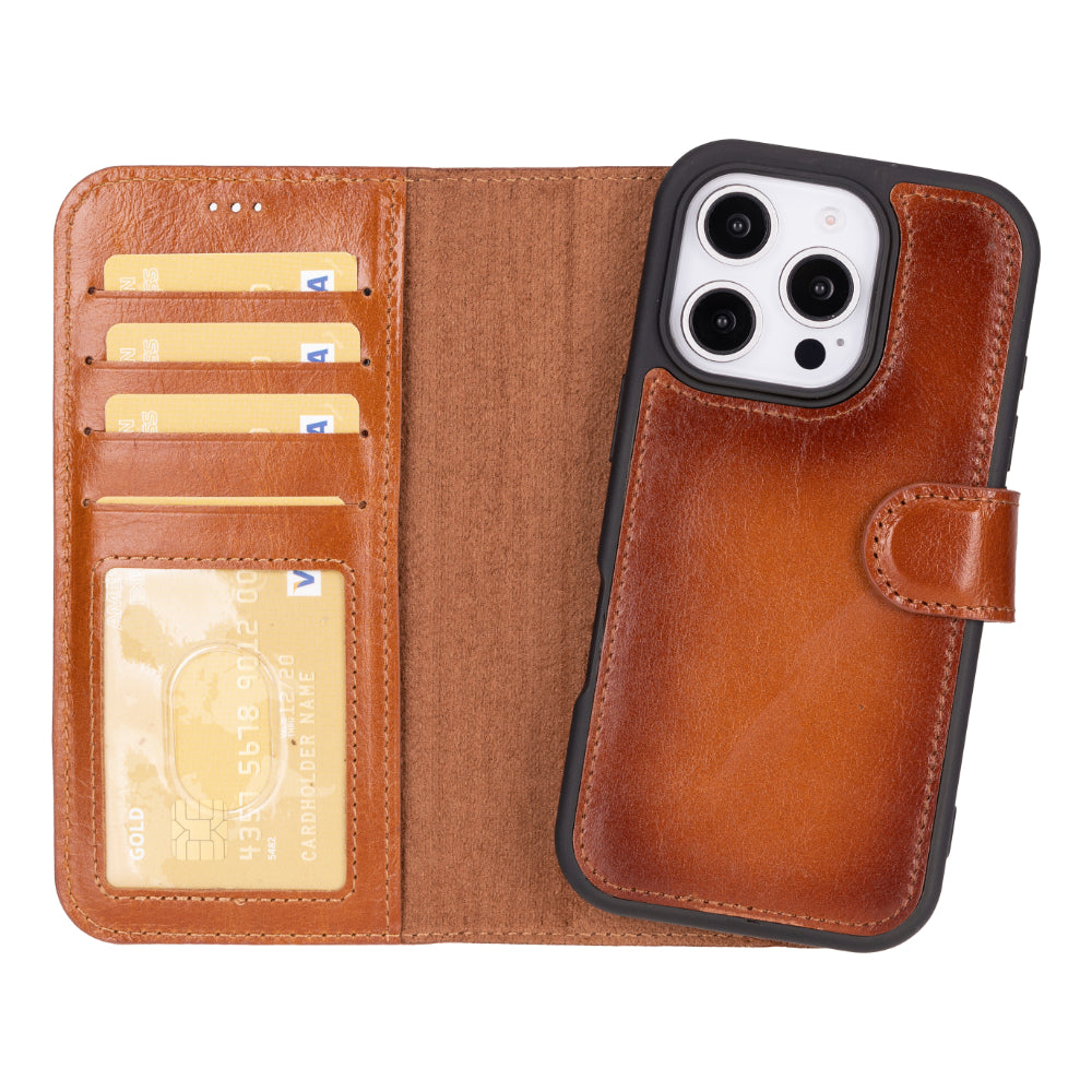 Magic iPhone 16 Pro Max Leather Detachable Wallet Case - TORONATA - color_