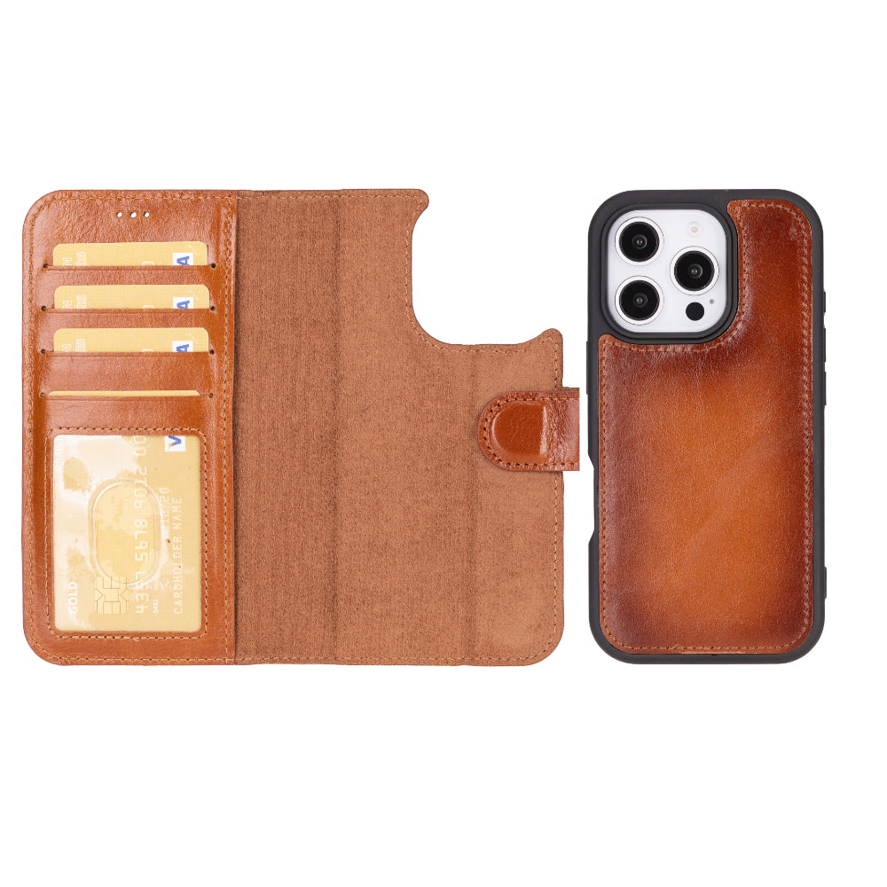 Magic iPhone 16 Pro Max Leather Detachable Wallet Case - TORONATA - color_