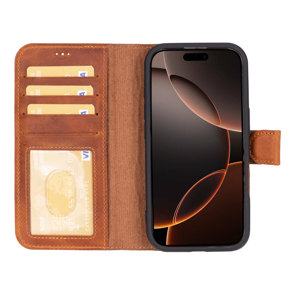 Magic iPhone 16 Pro Max Leather Detachable Wallet Case - TORONATA - color_
