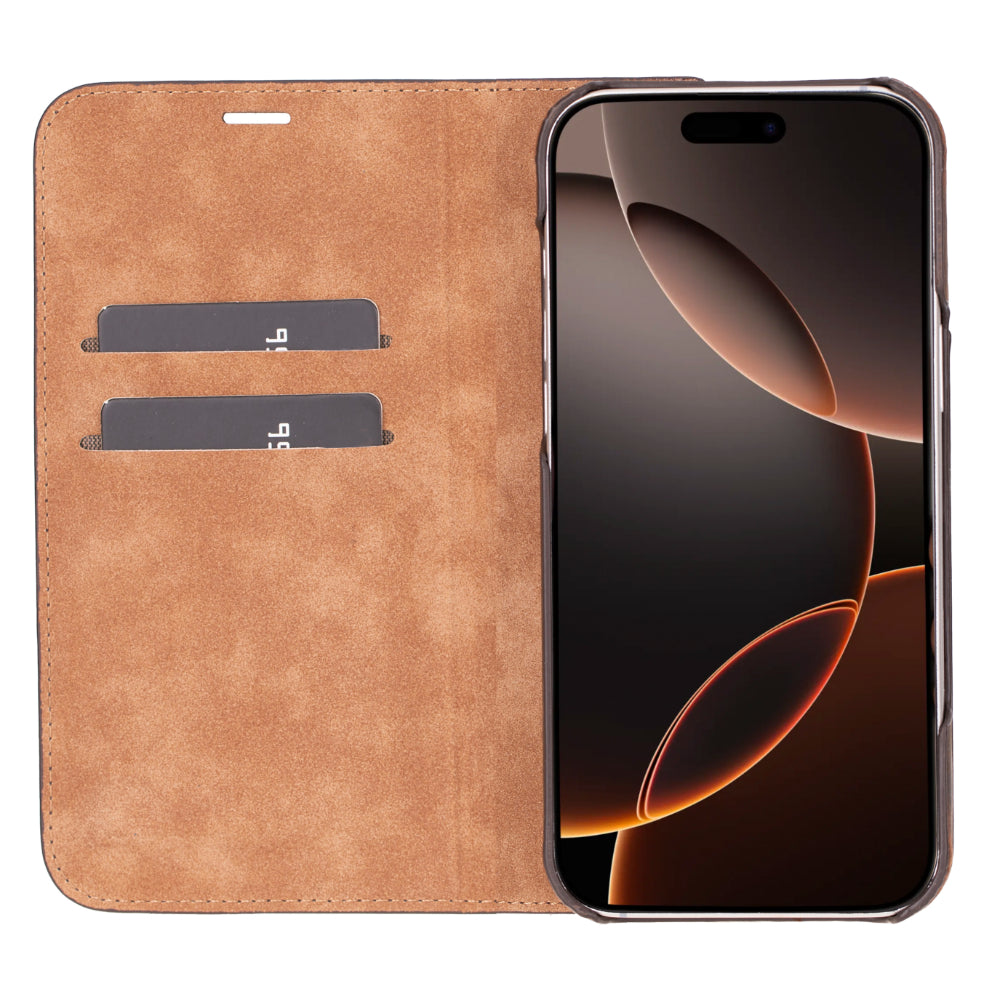 Sonat iPhone 16 Pro Max Leather Folio Case - TORONATA - color_