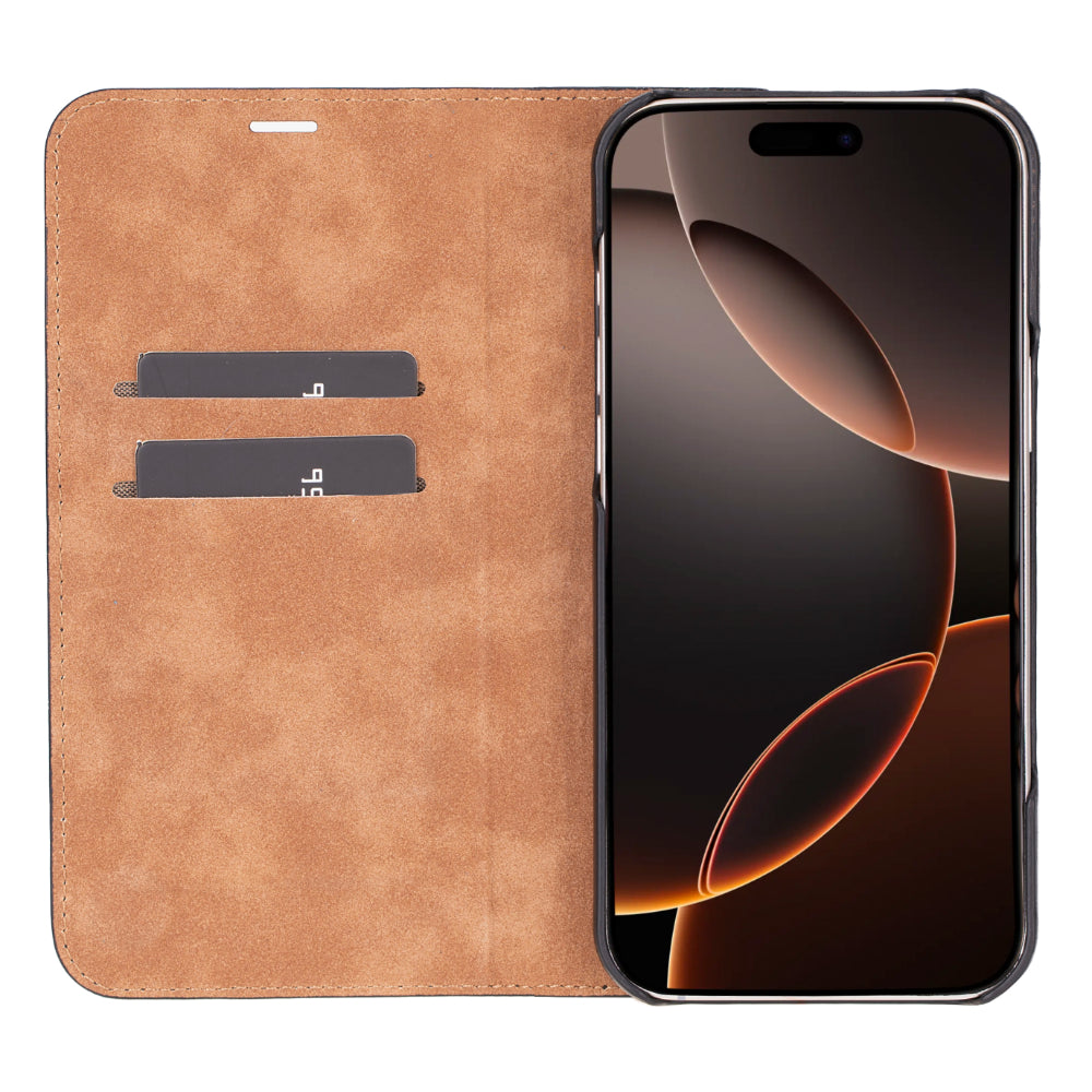 Sonat iPhone 16 Pro Max Leather Folio Case - TORONATA - color_