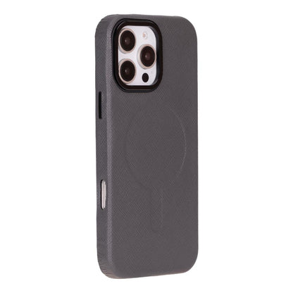 Vento iPhone 16 Pro Leather Case - TORONATA - color_ Gray