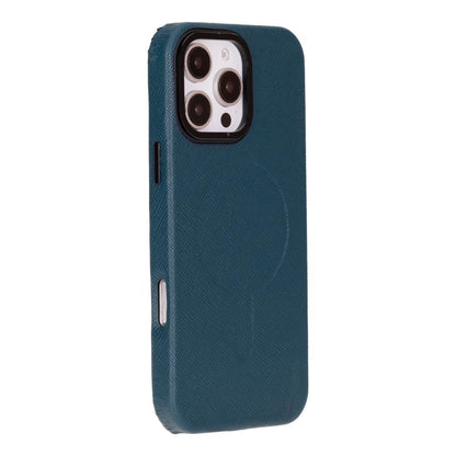 Vento iPhone 16 Pro Leather Case - TORONATA - color_ Navy