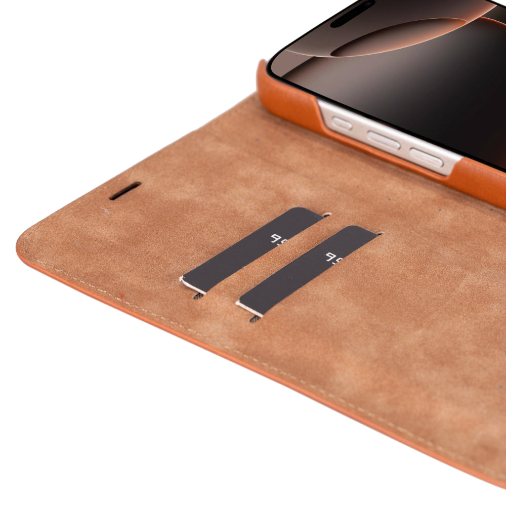 Sonat iPhone 16 Pro Max Leather Folio Case - TORONATA - color_