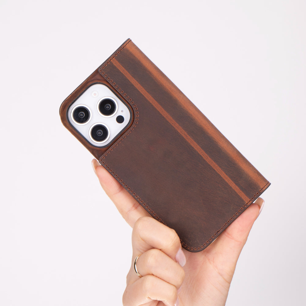 Sonat iPhone 16 Pro Max Leather Folio Case - TORONATA - color_