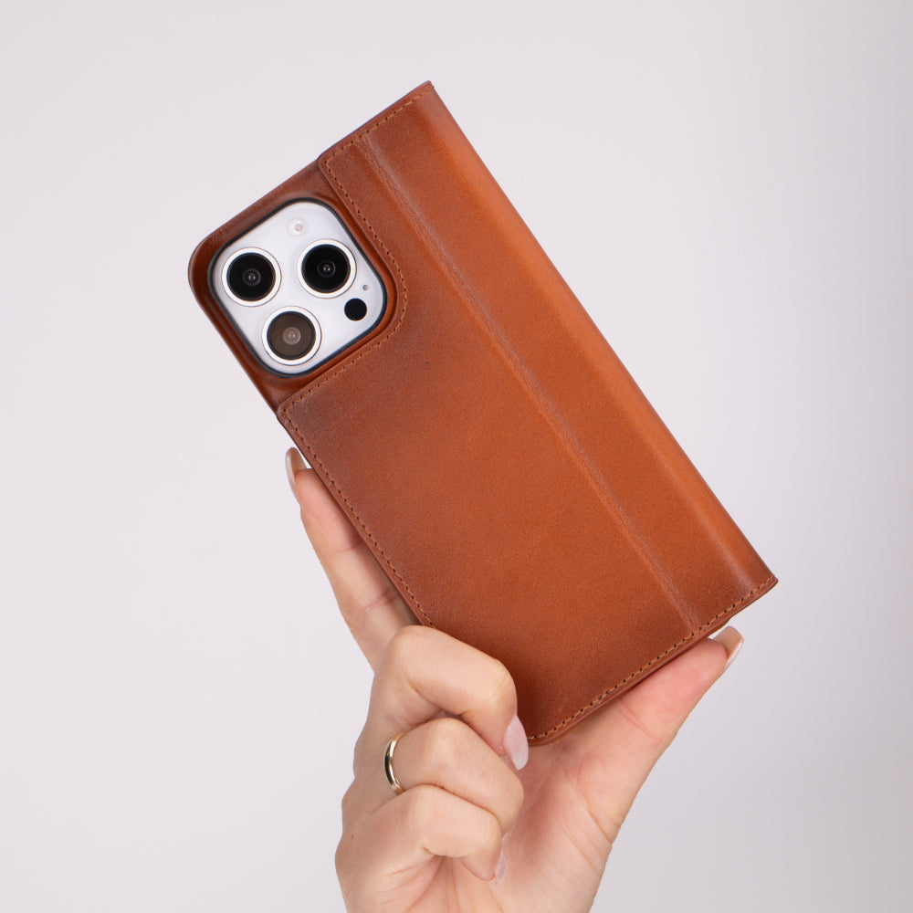 Sonat iPhone 16 Pro Max Leather Folio Case - TORONATA - color_