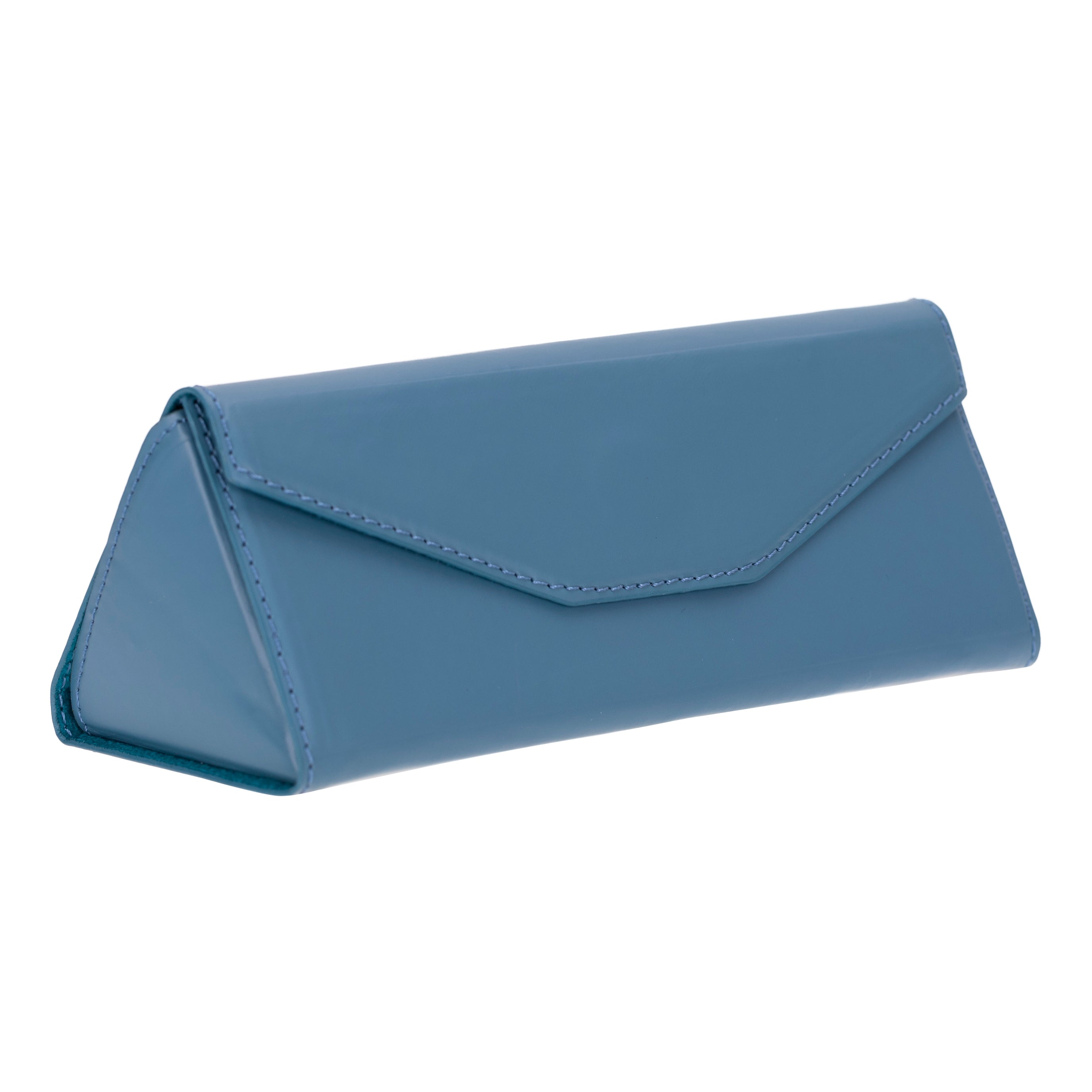 Smart Leather Glasses Case - TORONATA - color_ Deep Blue
