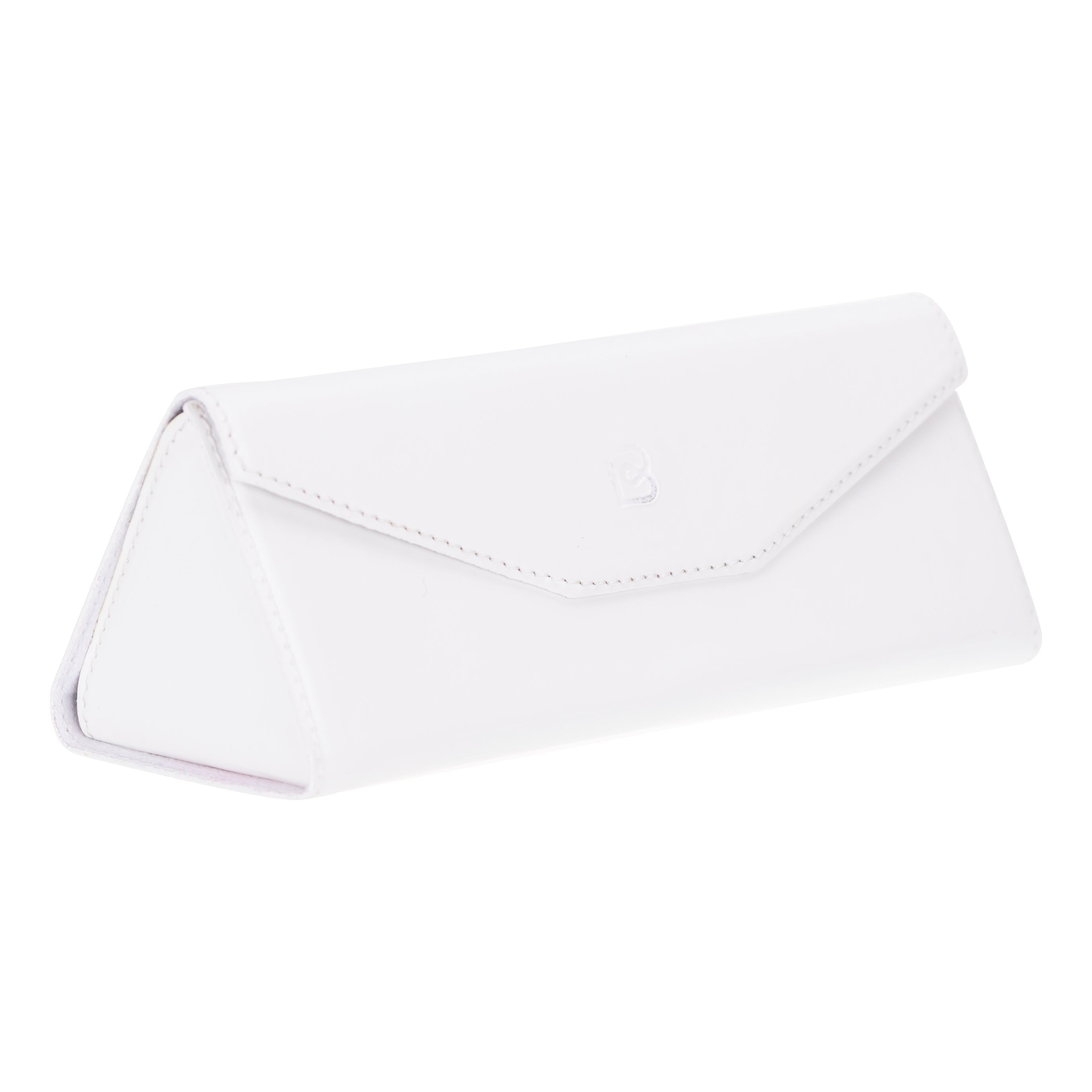 Smart Leather Glasses Case - TORONATA - color_ White