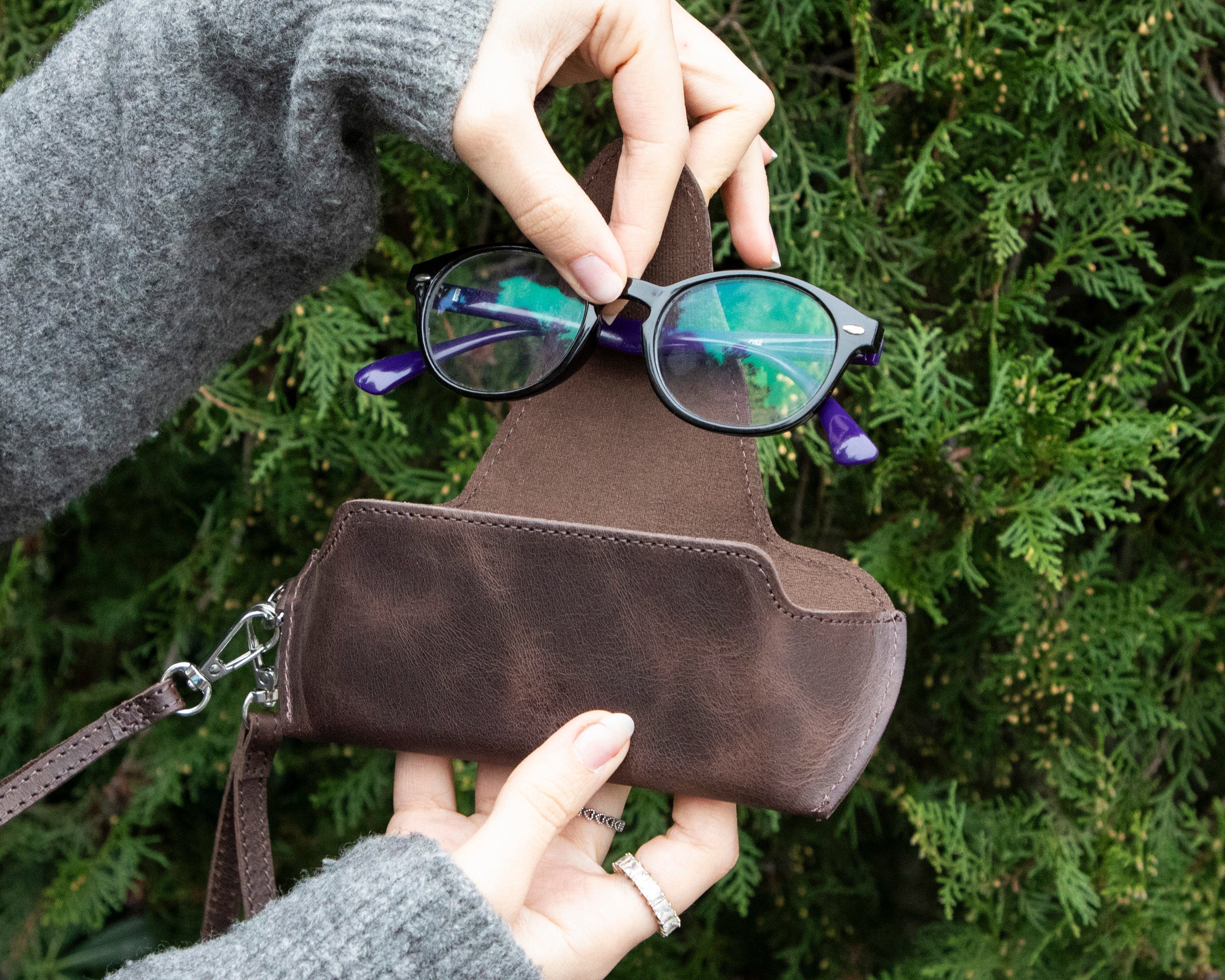 Riviera Leather Glasses Case - TORONATA - color_