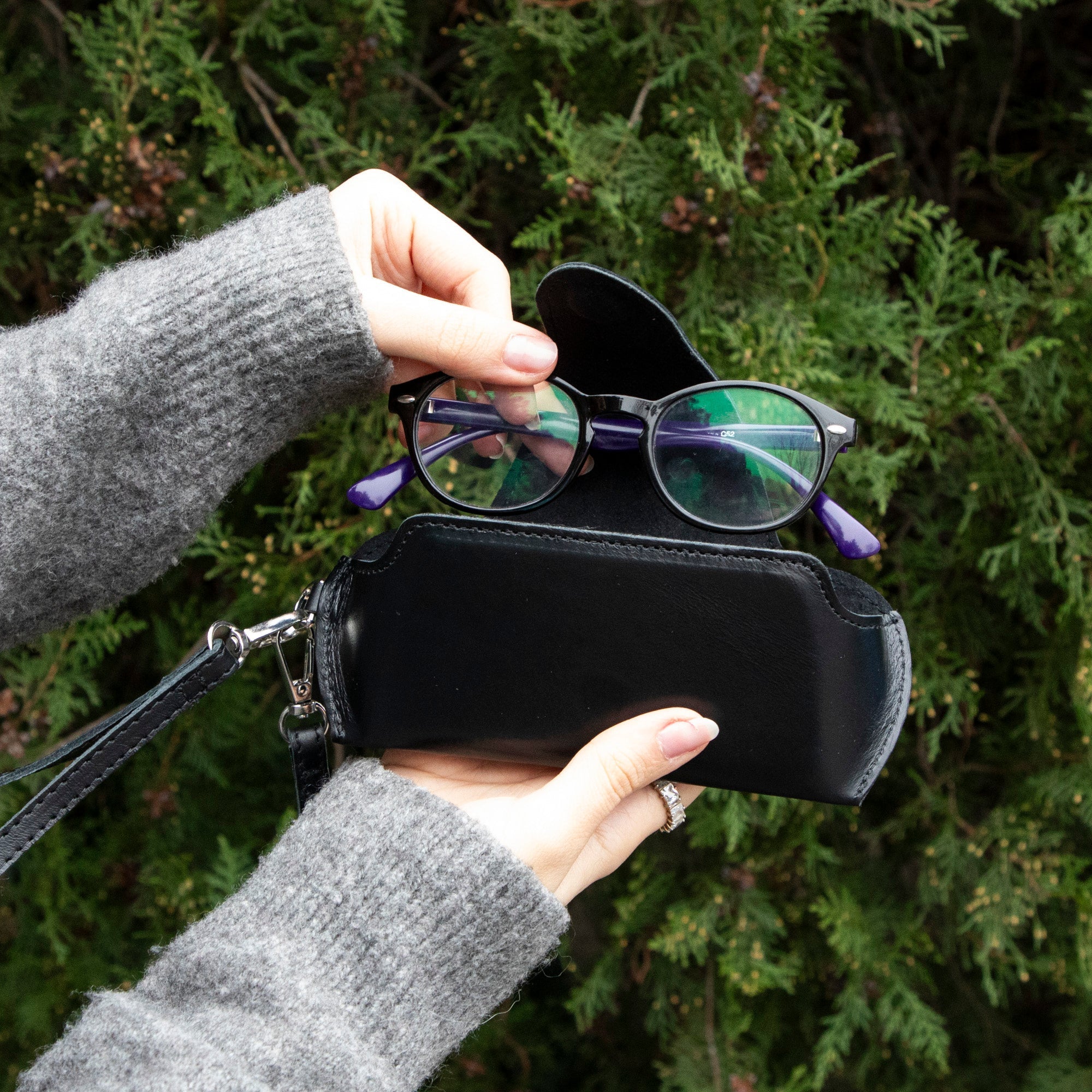 Riviera Leather Glasses Case - TORONATA - 