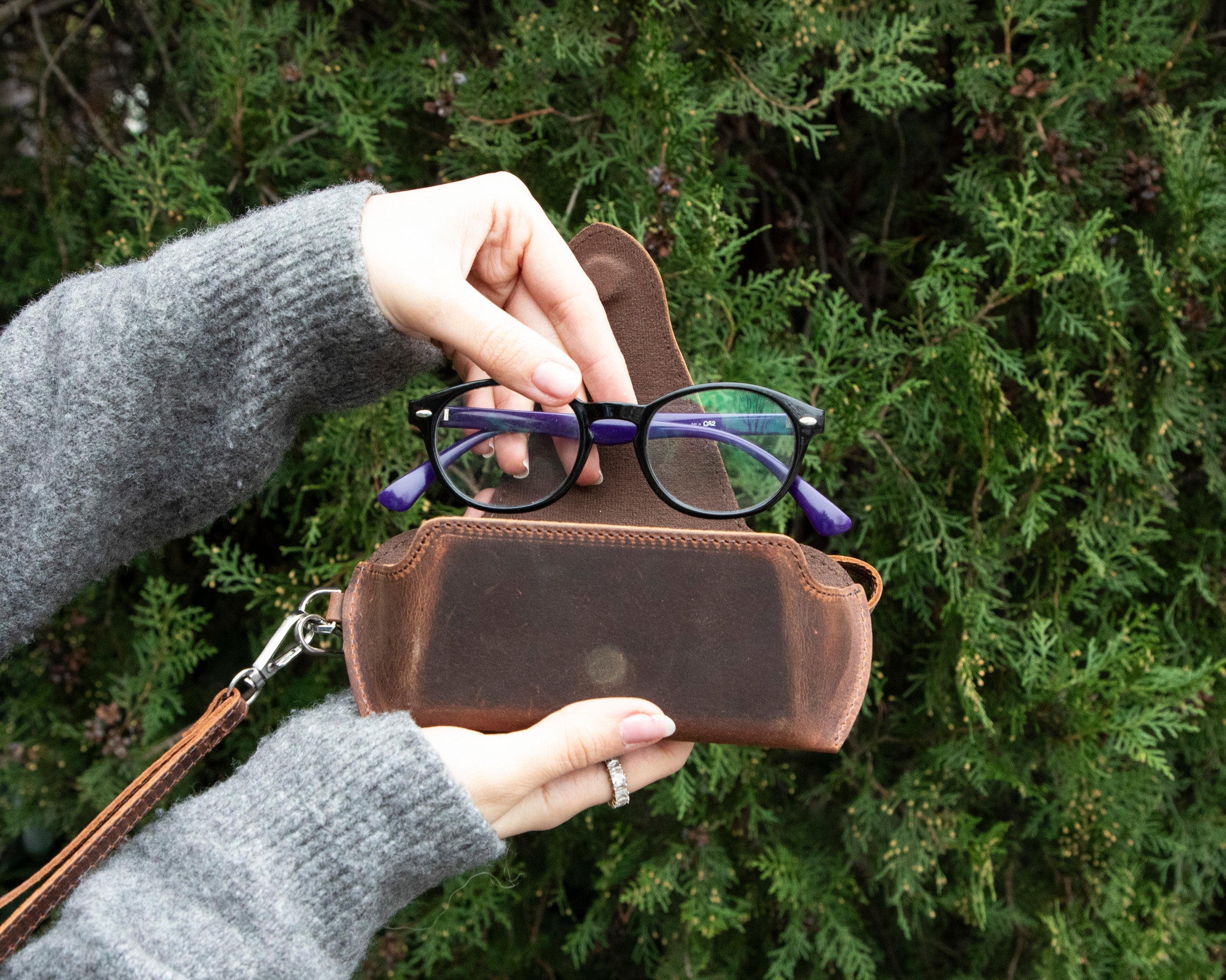 Riviera Leather Glasses Case - TORONATA - color_