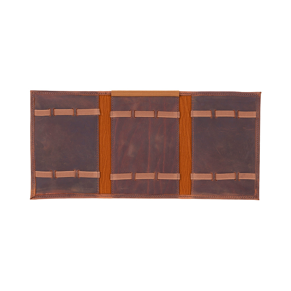 Skagway Leather Watch Band Organizer – 3 Slot Travel Case 