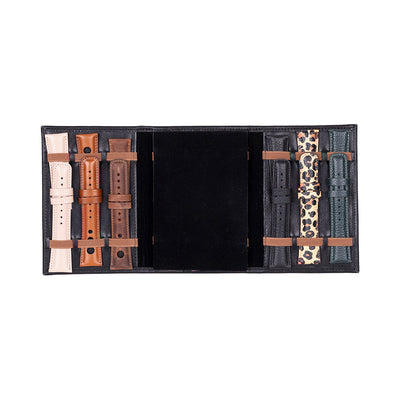 Skagway Leather Watch Band Organizer – 3 Slot Travel Case 