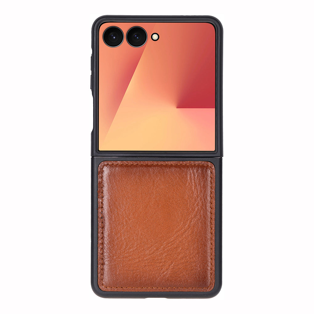 Miami Galaxy Z Flip 7 Leather Case | Slim Genuine Leather