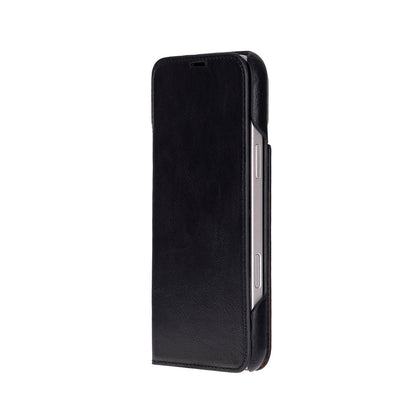 Decatur iPhone 17 Pro Leather Folio Wallet Case
