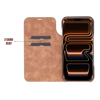 Decatur iPhone 17 Pro Max Leather Folio Case