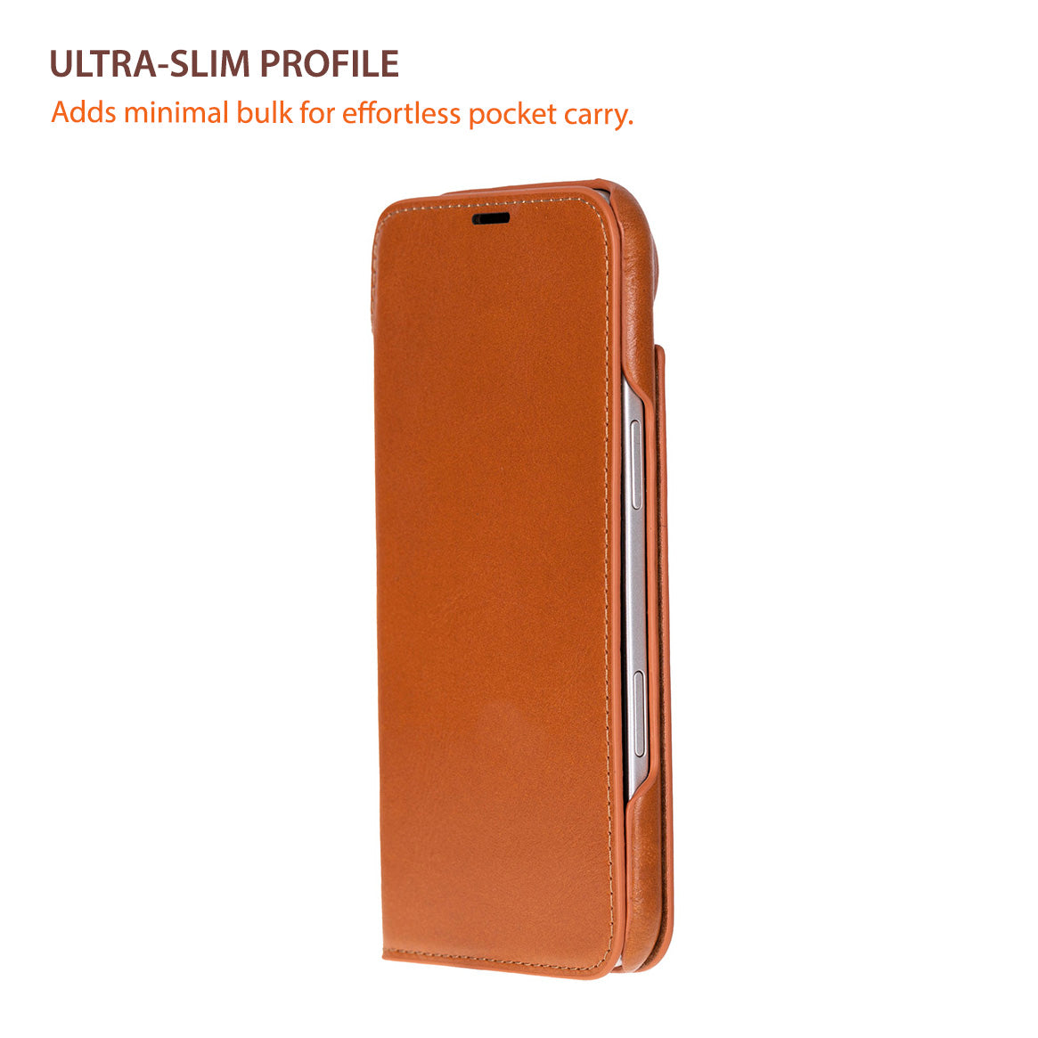 Decatur iPhone 17 Air Leather Folio Wallet Case