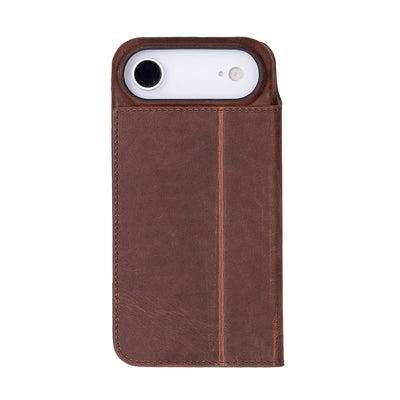 Decatur iPhone 17 Air Leather Folio Wallet Case
