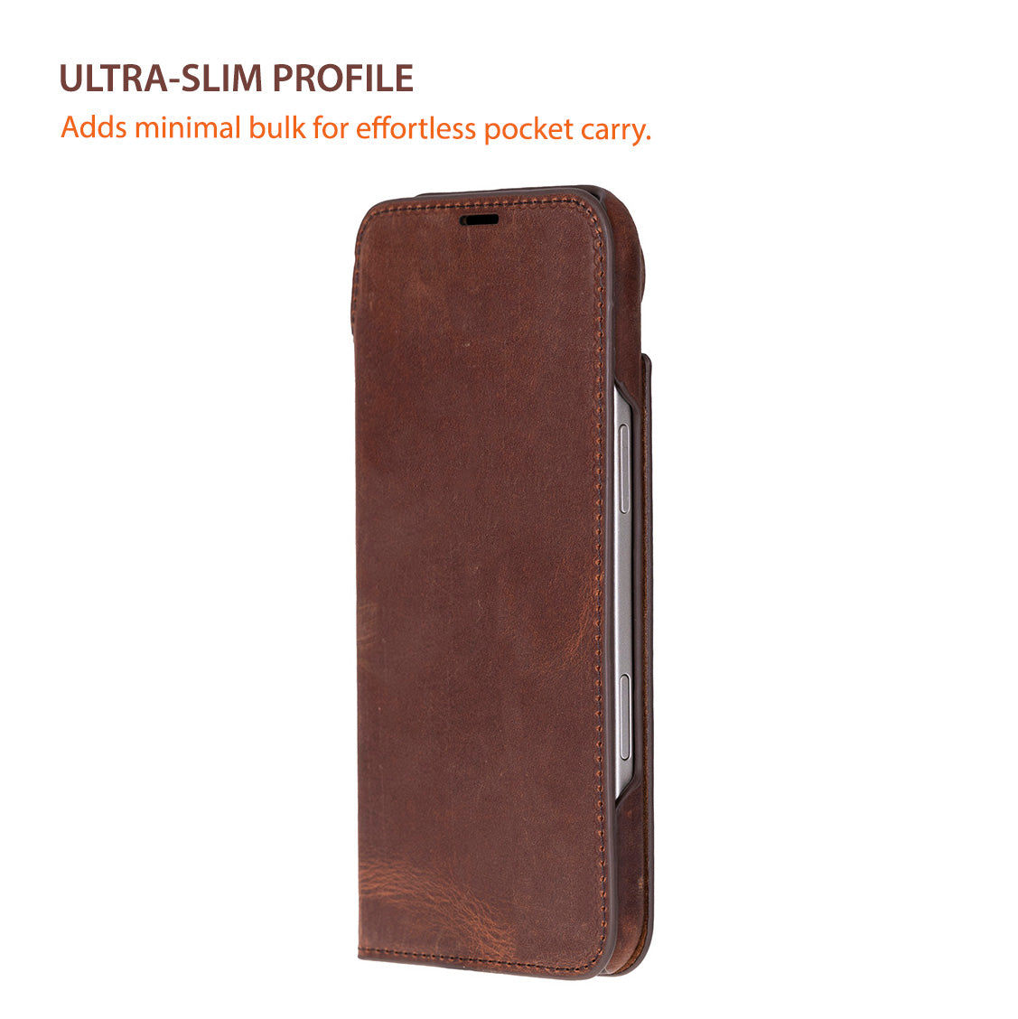 Decatur iPhone 17 Air Leather Folio Wallet Case