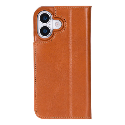 Decatur iPhone 17 Leather Folio Wallet Case