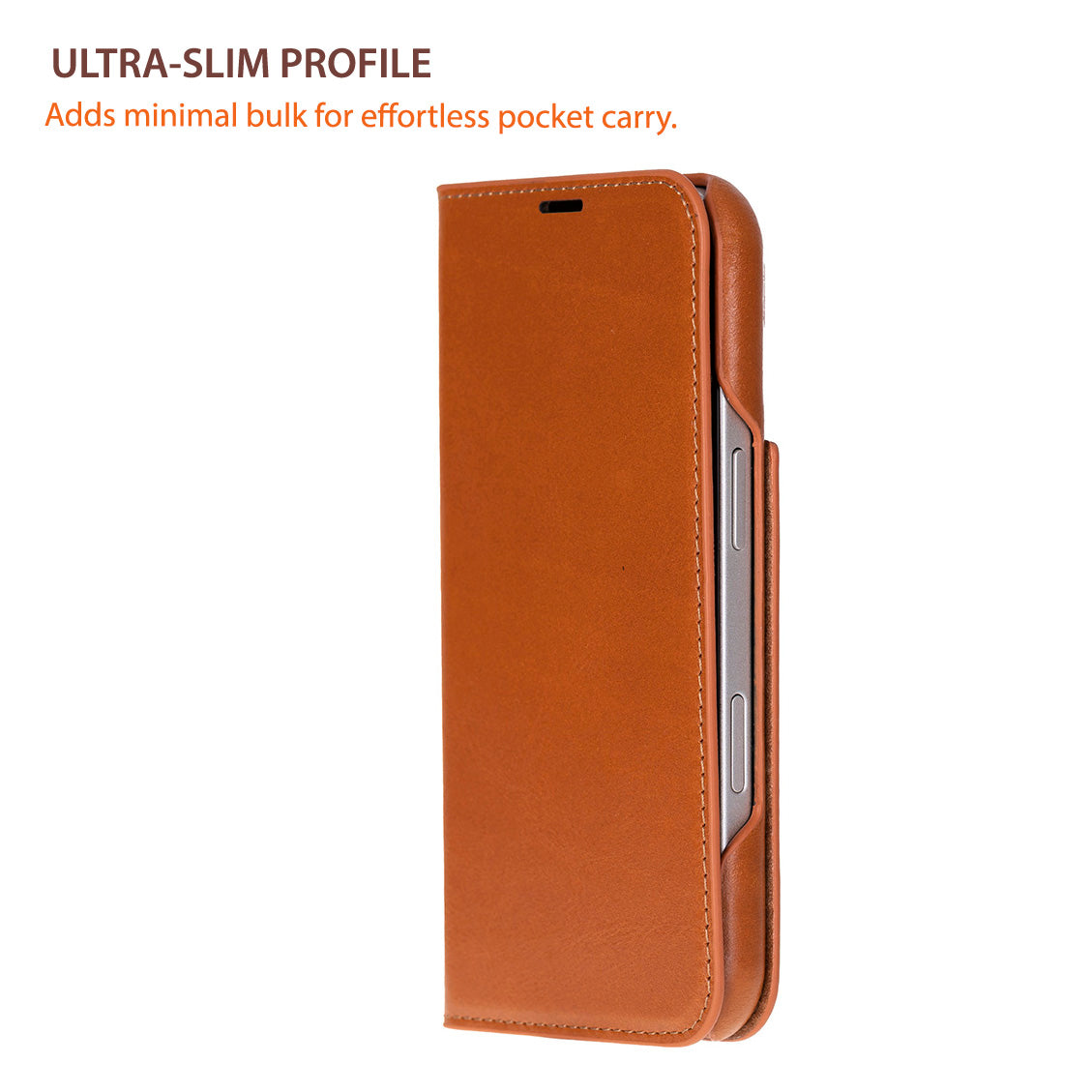 Decatur iPhone 17 Leather Folio Wallet Case