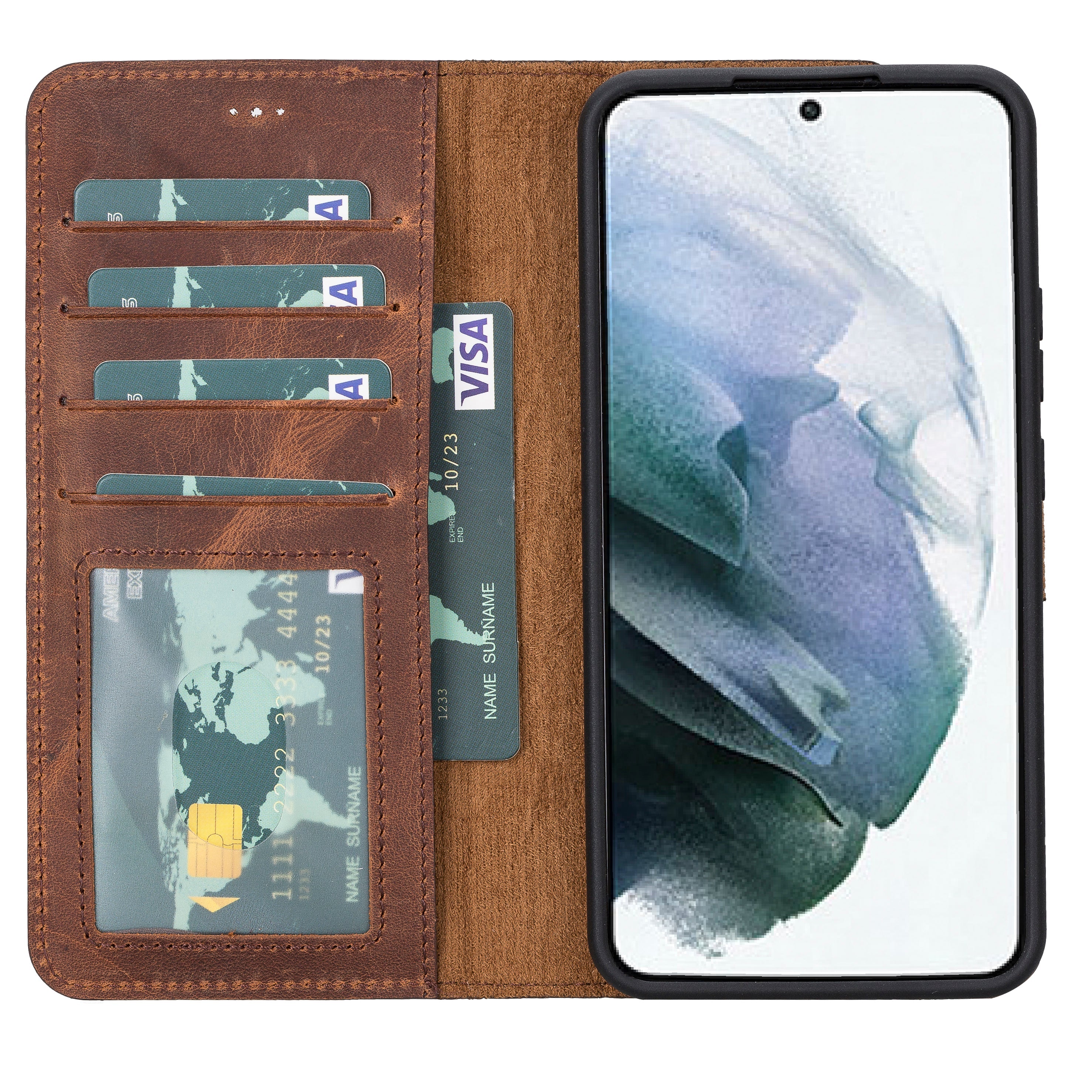Magic Samsung Galaxy S22 Plus Leather Detachable Wallet Case - TORONATA - color_