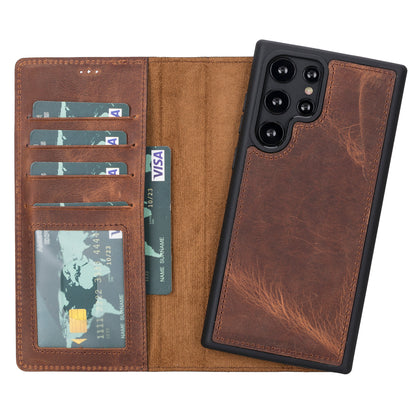 Magic Samsung Galaxy S22 Leather Detachable Wallet Case - TORONATA - color_