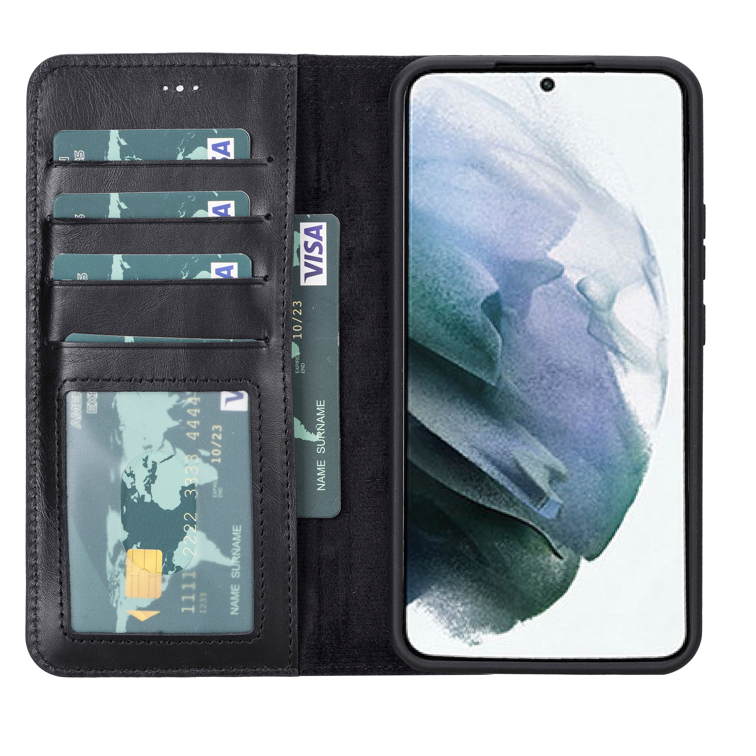 Magic Samsung Galaxy S23 Plus Leather Detachable Wallet Case - TORONATA - color_