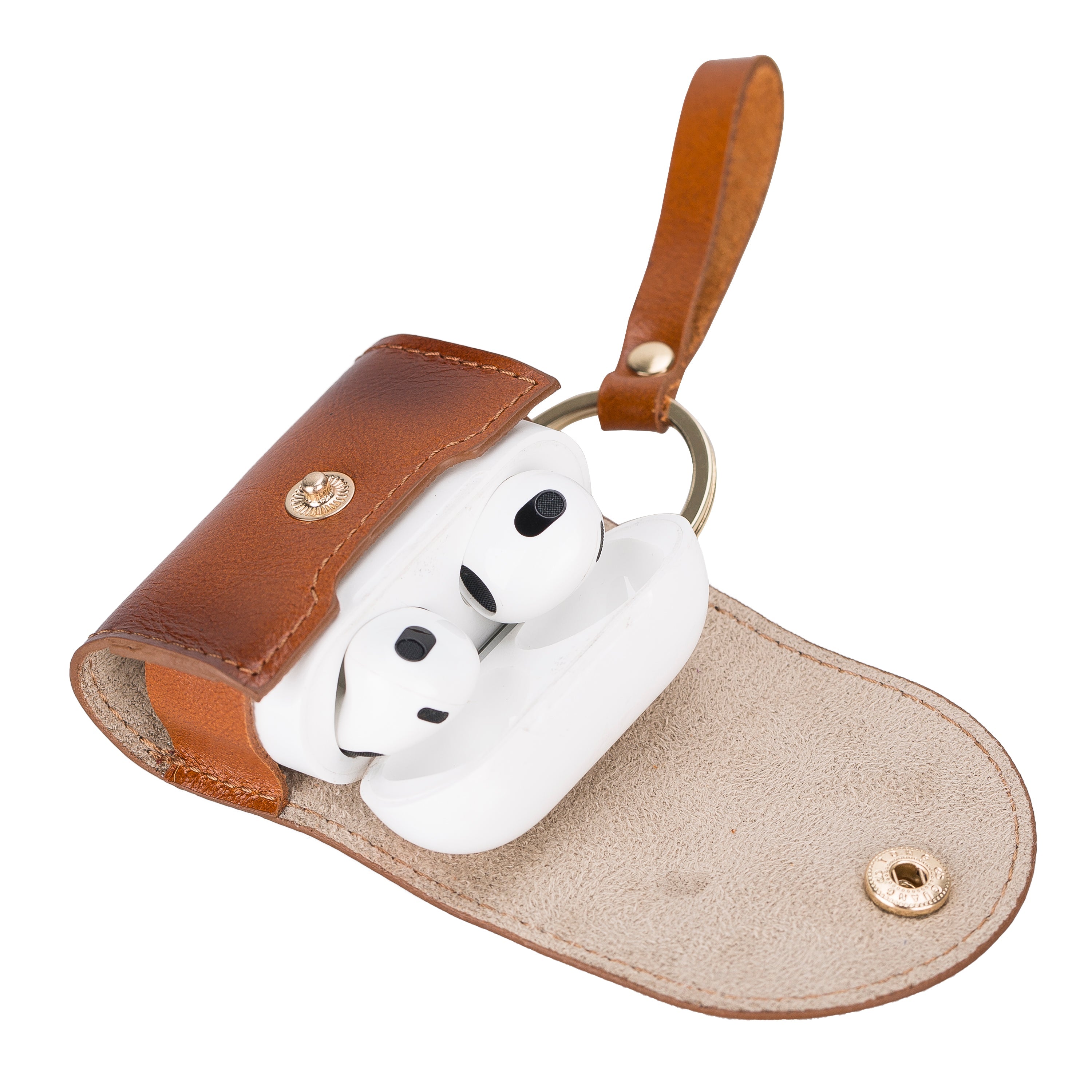 Mai Snap AirPods 4th and 3rd Gen Leather Case - TORONATA - color_