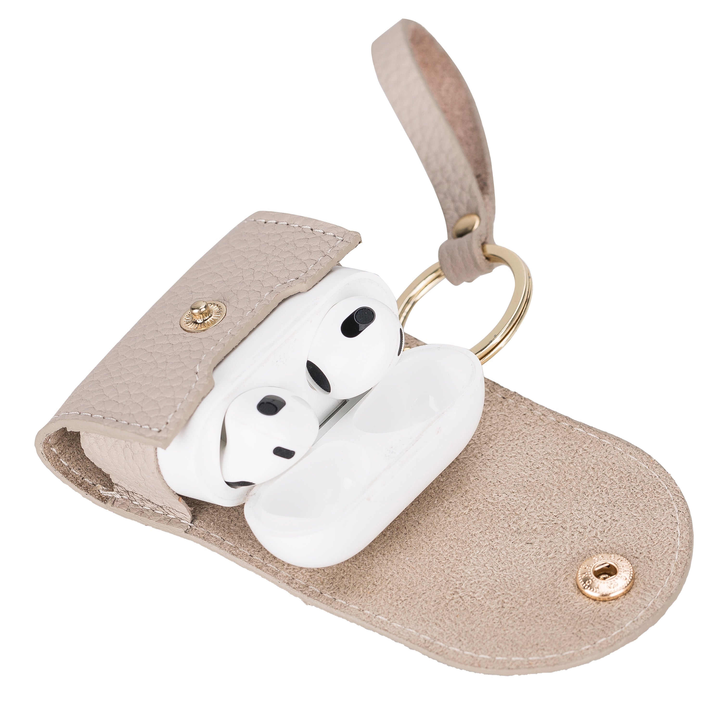 Mai Snap AirPods 4th and 3rd Gen Leather Case - TORONATA - color_