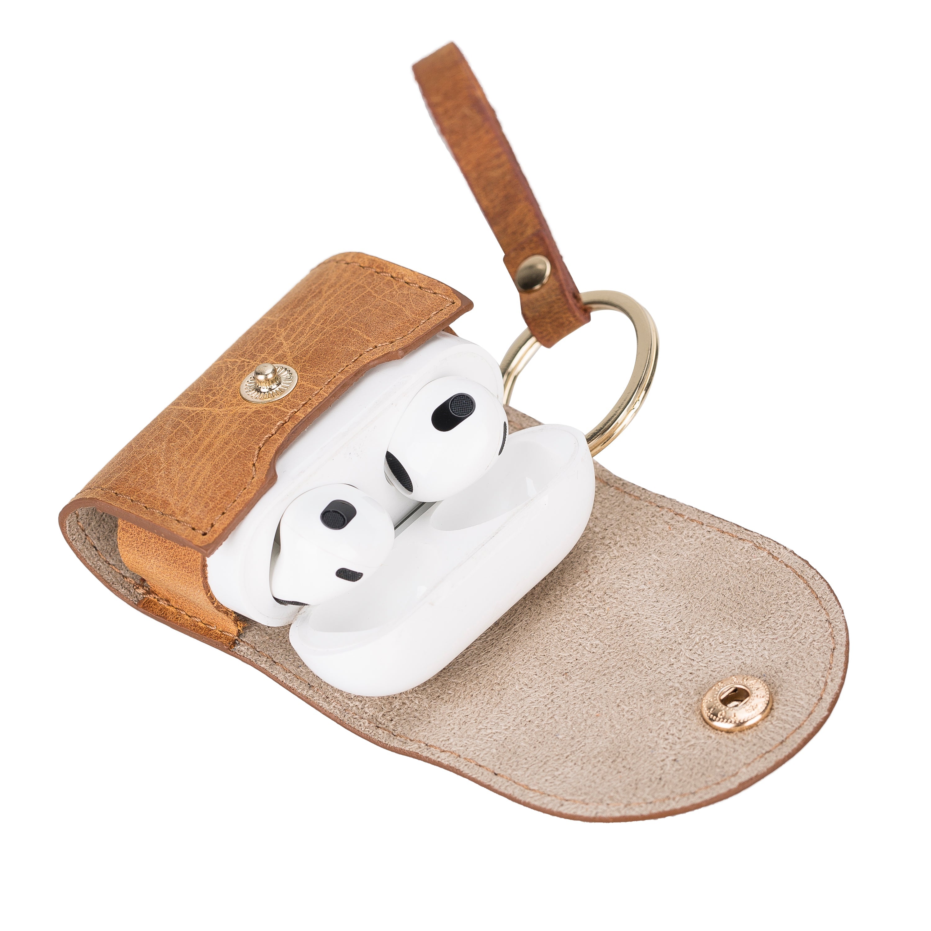 Mai Snap AirPods 4th and 3rd Gen Leather Case - TORONATA - color_