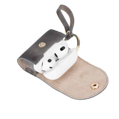 Mai Snap AirPods 4th and 3rd Gen Leather Case - TORONATA - color_