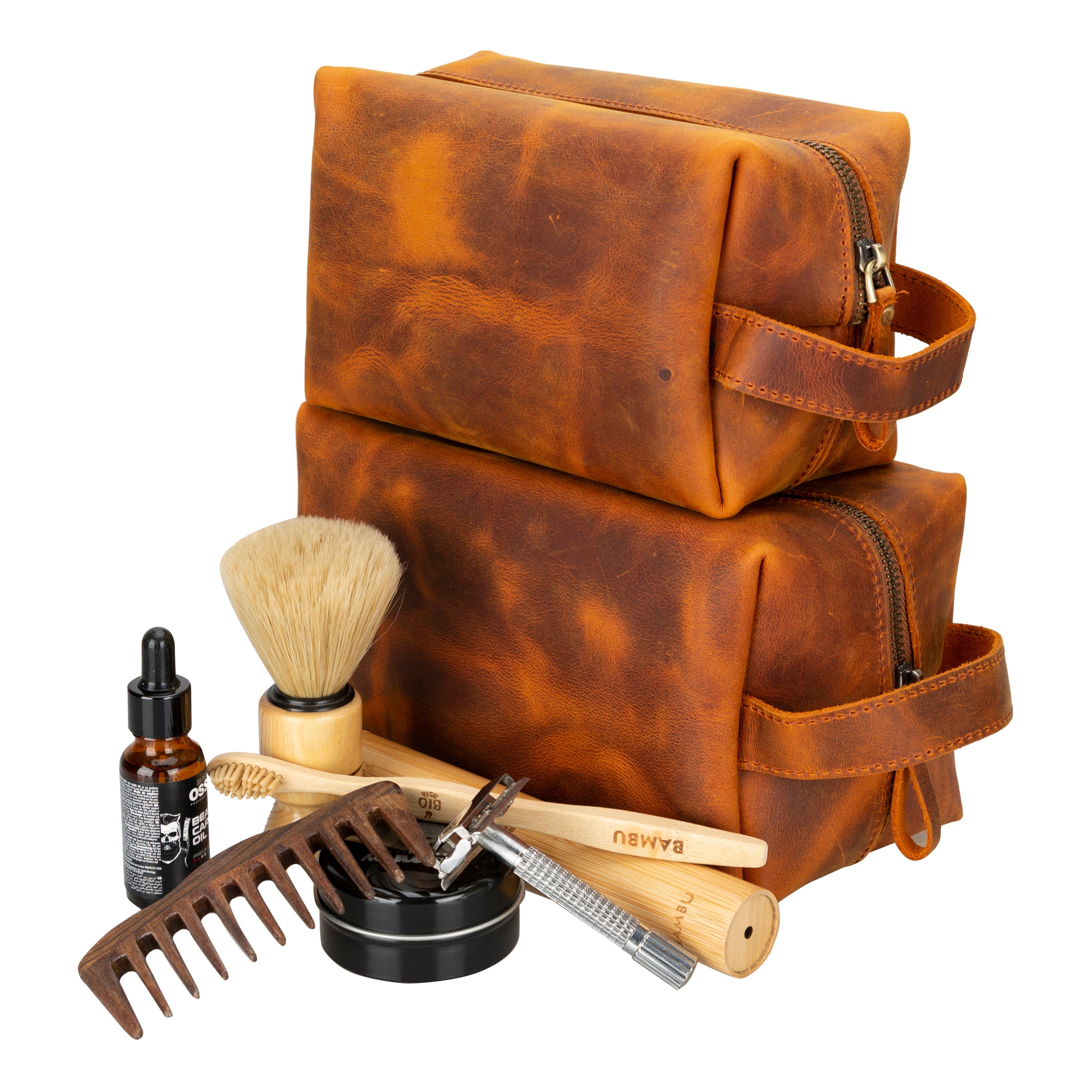 Eve Leather Dopp Kit, X Large - TORONATA - color_