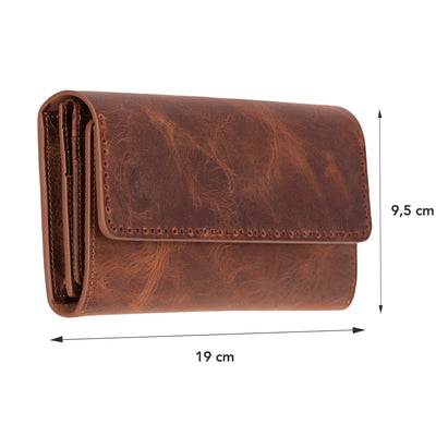 Nome Leather Wallet – 16 Card Slots & Phone Holder - 