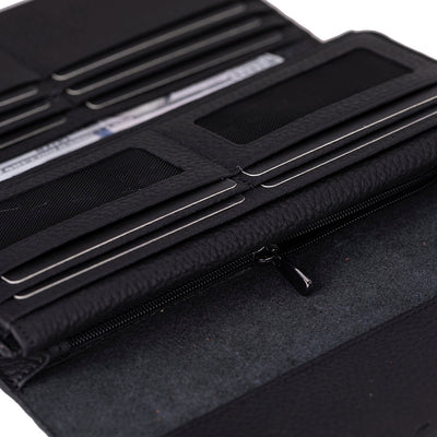 Nome Leather Wallet – 16 Card Slots & Phone Holder - 