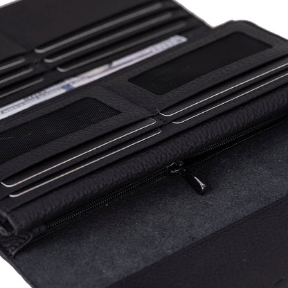 Nome Leather Wallet – 16 Card Slots & Phone Holder - 