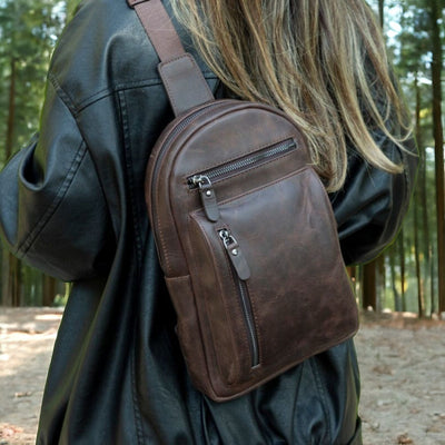 Blake Leather Crossbody Bag - TORONATA - color_